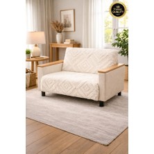 Vessino Home Elara Wellsoft Tekli Koltuk Örtüsü  Iskandinav Tarzı Desenli, Yumuşak ve Sıcak Kanepe Örtüsü