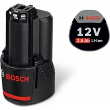 Bosch 12V 2.0AH Profesyonel Güç Kaynağı, Uzun Ömürlü ve Güvenilir Performans