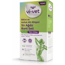 Vi-Vet Sir Ağda Bant Seti Bikini ve Koltuk Altı Bölgesi