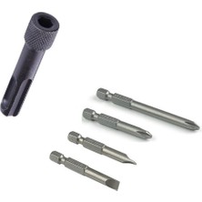 Normadia Manyetik Vidalama Uzatma Aparatı Seti, 4 Adet, Metal ve Ahşap Uygulamalar