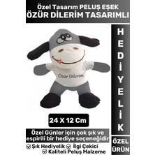 UltraMint Sevgiliye Özel Tasarımlı Püsküllü Peluş Eşek Hediye