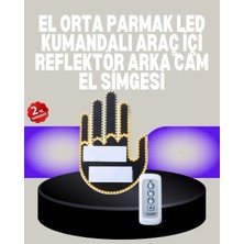 Epilons A Kalite Uzaktan Kumandalı LED Park Uyarı Işığı El Figürlü Model