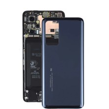 Azurtech Xiaomi Mi 10T / Mi 10T Pro Cam Arka Kapak - Batarya Pil Kapağı Siyah