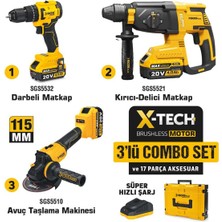 Normadia Akülü Vidalama ve Taşlama Seti, Çok Fonksiyonlu 3 Parça, Pratik Kullanım