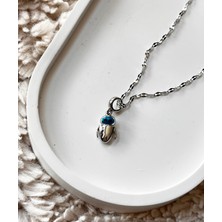 Wall-E Animasyon Filmi Eve Karakteri Charmlı  316L Paslanmaz Çelik Kolye