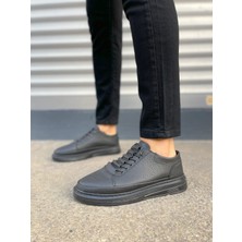 Zapatos JY0535 Prime Bağcıklı Cilt Erkek Günlük Sneaker Ayakkabı Cst - Siyah