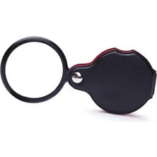 Epilons -5x 60MM Cam Optik Lens,katlabilir,deri Kaplamalı Cep BÜYÜTEÇ-XX1051