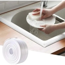 Epilons Su Sızdırmaz Banyo Mutfak Lavabo Küvet Izolasyon Şerit Bant,lavabo Kenar Bandı 3.2 mt x 38 mm