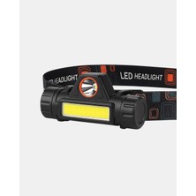 Epilons Kamp ve Doğa Için Şarjlı LED Baş Feneri – Mıknatıslı, Su Geçirmez