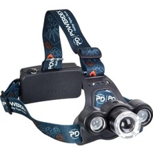 Epilons 10 W Şarjlı Metal Yağmur Suyu Geçirmez Kafa Lambası - Feneri