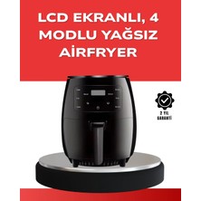 Epilons Büyük Boy 6 Litre Airfryer 2400W Sesli Uyarı LCD Ekran
