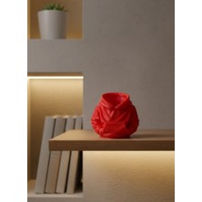 Epilons Kırmızı Hoodie Kalemlik 10X10 cm Masa Üstü Düzenleyici