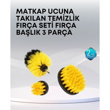 Epilons 3’lü Matkap Ucu Temizlik Fırçası Seti Çok Amaçlı