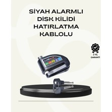 Epilons Çift Modlu 110DB Alarmlı Disk Kilidi Suya Dayanıklı