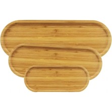 Epilons 3'lü Oval Sunum Tabağı Seti