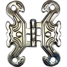 Epilons Dekoratif Sac Kelebek Menteşe - Küçük, Nikel, 1 Adet