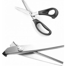 Epilons Zikzaklı Kesim Makası Desenli Tırtıklı Oya Makası Terzi Kumaş