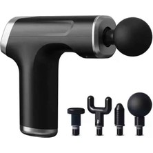 Epilons Şarjlı Masaj Tabancası 4 Başlıklı Mini Masaj Tabancası ve Masaj Aleti