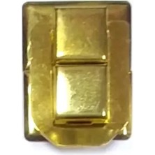 Epilons Yaylı Klips, Kutu Ön Kilidi - Büyük, Sarı, 1 Adet