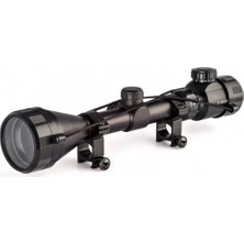 Epilons 3-9X50 Zoomlu Keskin Nişancı Dürbünü Kırmızı,yeşil Işik Çelik Gövde