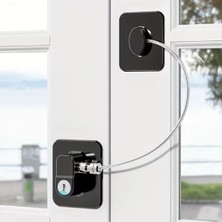 Epilons Siyah Plaka Halatlı Emniyet Kilidi