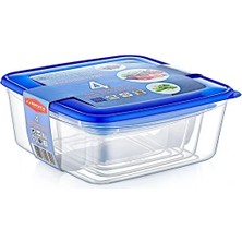 Epilons 4'lü Kare Saklama Kabı Seti