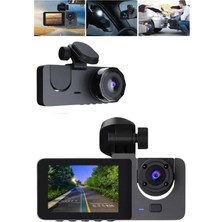 Epilons Araç İçi Dikiz Kamerası Sürüş Kaydedici 3 Lensli Dvr Kamera