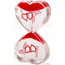 Epilons Kalp Şeklinde Jel Kum Saati