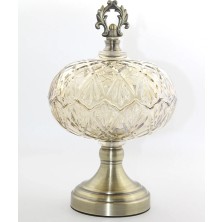 Epilons Kapaklı Cam Şekerlik Model 3