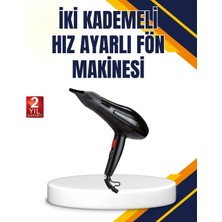 Epilons Soğuk Üfleme Özellikli 2200w Profesyonel Fön Makinesi