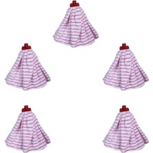 Yedek Mikrofiber Paspas Ucu 5'li Set, Islak Temizlik Için Uygun