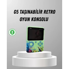 Epilons 500 Oyunlu G5 Retro Mini Oyun Konsolu 3 Inç Ekran ve Av Tv Desteği