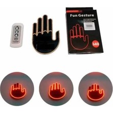 Epilons Pilli LED Işık Araç Camı Için Uzaktan Kumandalı El Simgesi