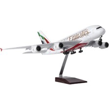 Veronese Emirates Airbus A380 Yolcu Uçağı Koleksiyon Uçak 46X50CM