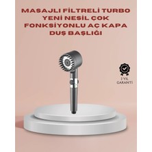 Epilons Filtreli Masaj Özellikli Duş Başlığı Aç Kapa Tuşlu