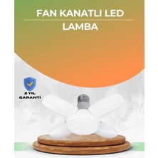 Epilons Tasarruflu Pervane LED Ampül 4 Kollu 60 Watt Geniş Alan Aydınlatma