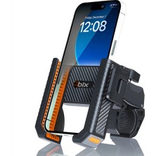 Epilons Gidon Bağlantılı Bisiklet Motosiklet Için Esnek Abs 4-7.8″ Inç Telefon Tutucu 360° Dönebilen Tasarı