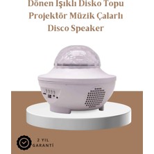 Epilons Müzik Ritimli Işık Değişimi & Dönen Dalga Efekti – Galaxy Projektör