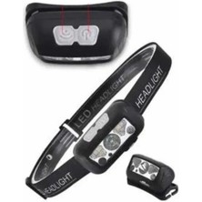 Epilons Kamp Lambası Kafa Feneri Kafa Lambası Ayarlanabilir Sensörlü Şarjlı