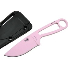 Epilons Izula Esee 51455PNK Pembe Kamp Bıçağı 16 cm - Komple Metal, Plastik Kılıflı