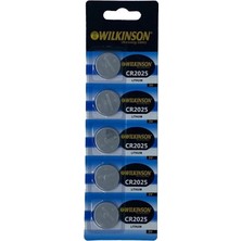 Epilons Wılkınson 2025 3V Lityum Düğme Pil 5'li Paket