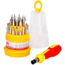 Epilons Orta 31 Parça Hassas Tornavida Bits Uç Seti Yumurta Tornavida