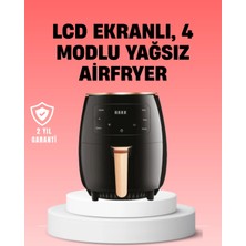 Najmaddin 2400W Güçlü Airfryer 6l Yağsız Sağlıklı Pişirici LCD Dokunmatik