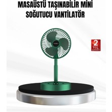 Epilons Şarjlı Mini Fan Katlanabilir 3 Hız Ayarlı Taşınabilir Tasarımlı