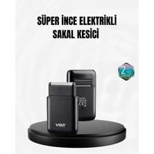 Epilons Taşınabilir Elektrikli Tıraş Makinesi USB Şarjlı 5W Motor ve 0.3 mm Hassas Kesim