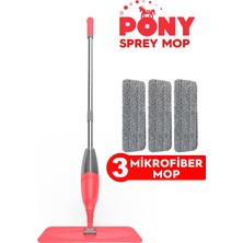 3'lü Mikrofiber Sprey Mop Seti – Temizlik Kolaylığı ve Hızlı Sonuç