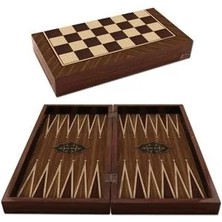 Epilons Ahşap Tavla Takımı Büyük Boy