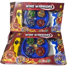 4\'lü Arenalı 2\'li Atıcı 4 Adet Beyblade Beybilet Tornado Set