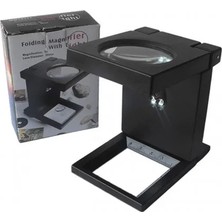 Epilons -Katlanır Plastık,led Işıklı Test Cıhazı Büyüteç 2.5X90MM