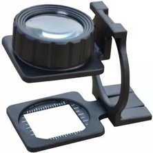 Epilons -Tekstilciler Için Kumaş Kontrolü Büyüteç,katlanan, Metal 15X Büyütme